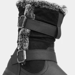 Ace Womens Black Calf Boot*Cushion Walk Best