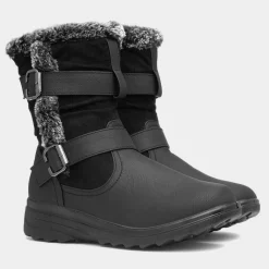 Ace Womens Black Calf Boot*Cushion Walk Best