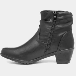 Annabelle Womens Black Ankle Boot*Cushion Walk Outlet