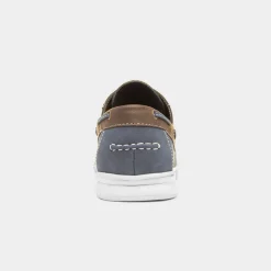 Ant Mens Navy & Brown Boat Shoe*Cushion Walk Fashion