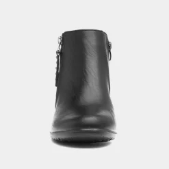 Bridget Womens Black Heeled Boot*Cushion Walk Best
