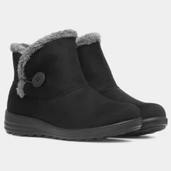 Carly Womens Black Ankle Boot*Cushion Walk Best
