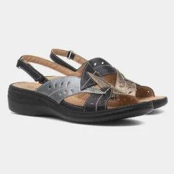 Charlie Womens Wedge Sandal*Cushion Walk Clearance