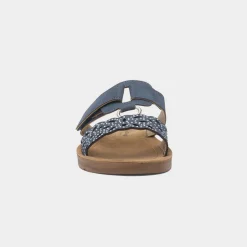 Christina Womens Navy Mule Sandal*Cushion Walk Best