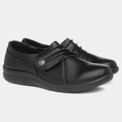 Dandelion Womens Black Shoe*Cushion Walk Clearance