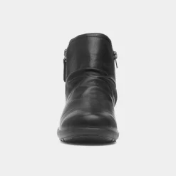 Darcey Womens Black Ankle Boot*Cushion Walk Discount