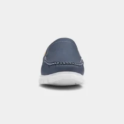Declan Mens Navy Casual Boat Shoe*Cushion Walk Best