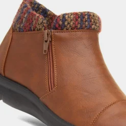 Grace Womens Tan Ankle Boot*Cushion Walk Best