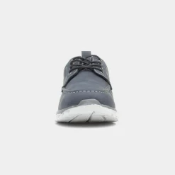 Harry Mens Navy Lace Up Casual Shoe*Cushion Walk Discount