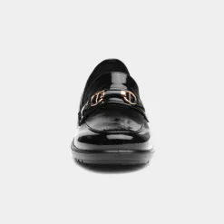 Jodie Womens Black Patent Shoe*Cushion Walk Outlet