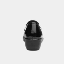Jodie Womens Black Patent Shoe*Cushion Walk Outlet