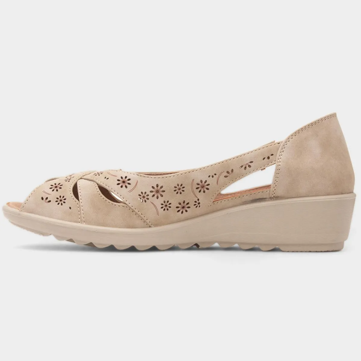 Kate Womens Open Toe Shoe*Cushion Walk New