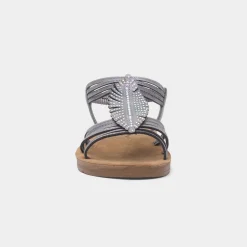 Kourtney Womens Silver Sandal*Cushion Walk New