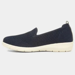 Leona Womens Navy Casual Shoe*Cushion Walk Sale