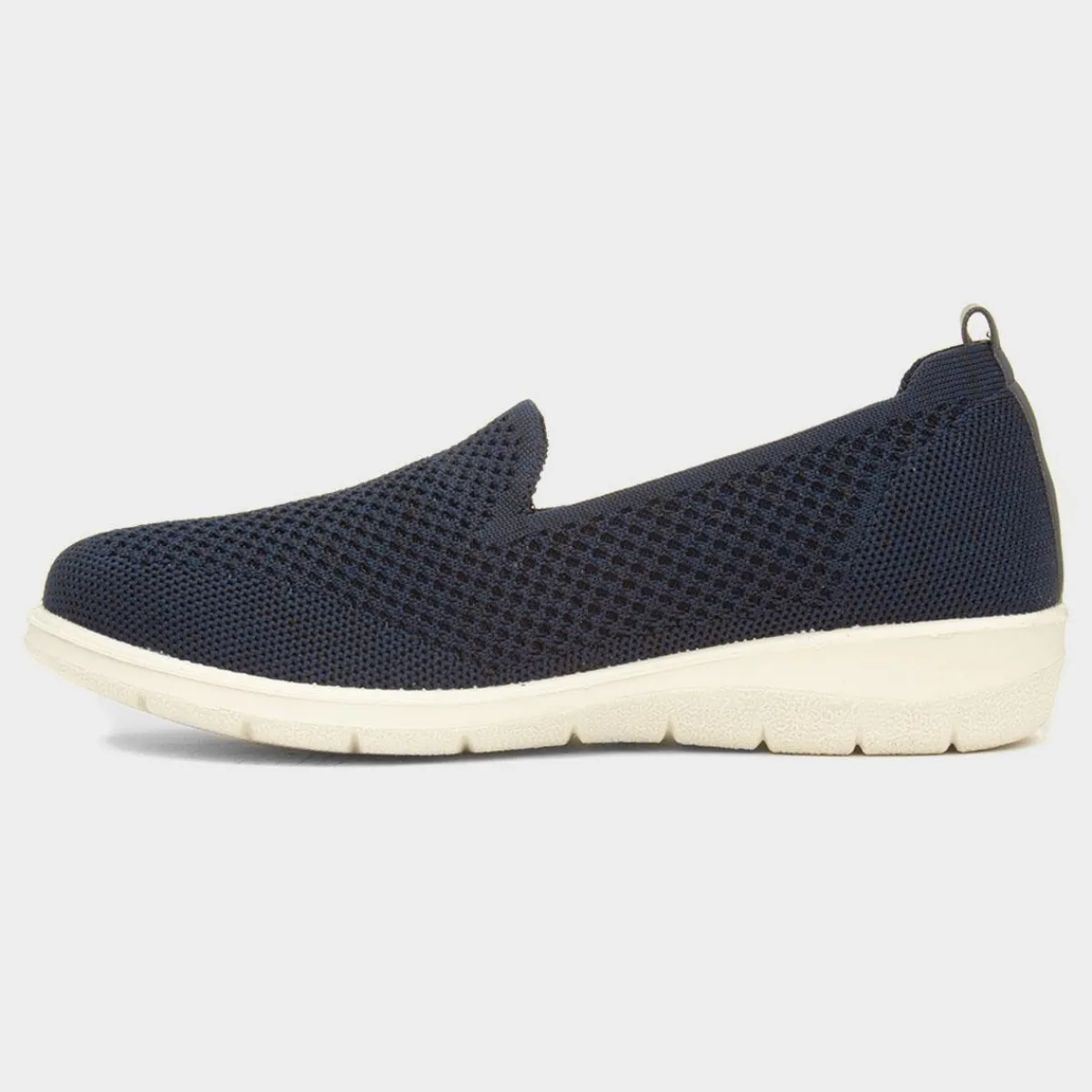 Leona Womens Navy Casual Shoe*Cushion Walk Sale