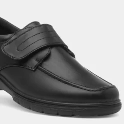 Lewis Mens Black Easy Fasten Shoe*Cushion Walk Best