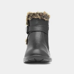 Lisa Womens Black Ankle Boot*Cushion Walk Discount