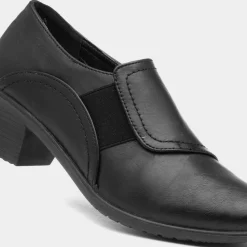 Louise Womens Black Heel*Cushion Walk Clearance