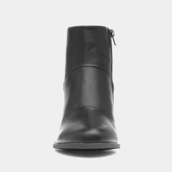 Madrid Womens Black Heeled Boot*Cushion Walk Best