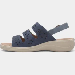 Mandy Womens Easy Fasten Sandal*Cushion Walk Outlet