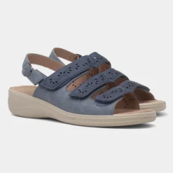 Mandy Womens Easy Fasten Sandal*Cushion Walk Outlet