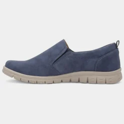Marie Womens Navy Casual Shoe*Cushion Walk Hot