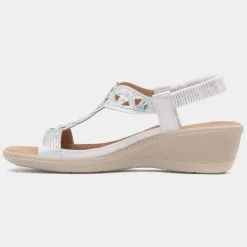 Mars Womens Wedge Sandal*Cushion Walk Discount