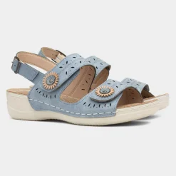 Meryl Womens Wedge Sandal*Cushion Walk Fashion
