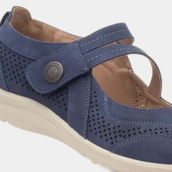 Mhari Womens Navy Shoe*Cushion Walk Discount