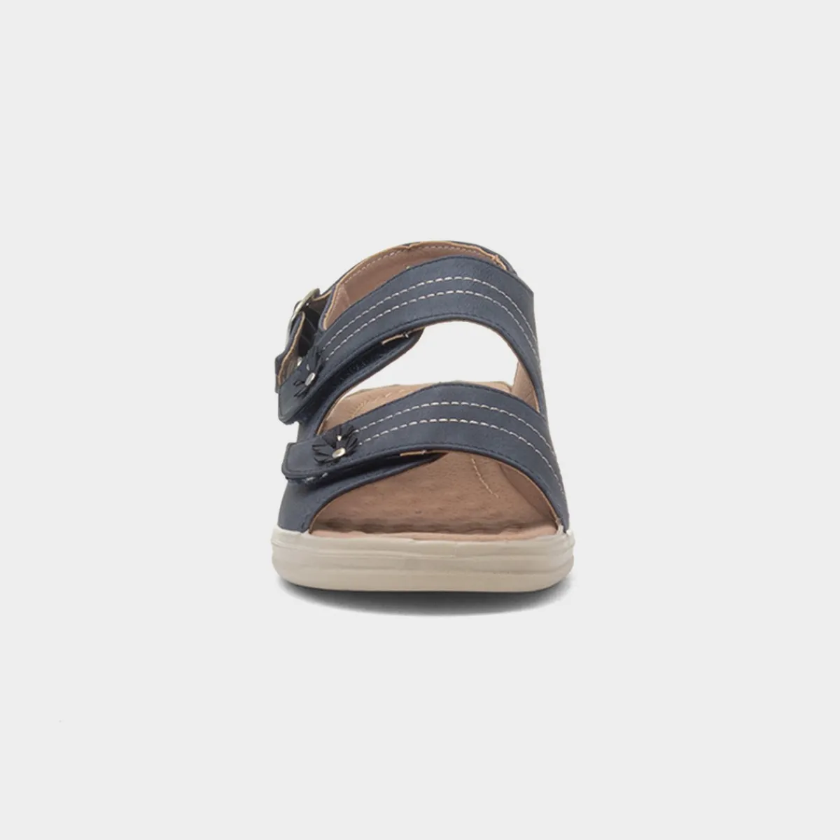 Penny Womens Navy Sandal*Cushion Walk Online