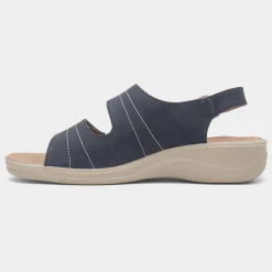 Penny Womens Navy Sandal*Cushion Walk Online