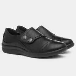 Rebecca Womens Black Shoe*Cushion Walk Best