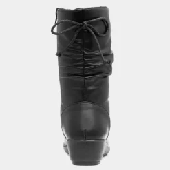 Roosker Black Wedge Boot*Cushion Walk Best