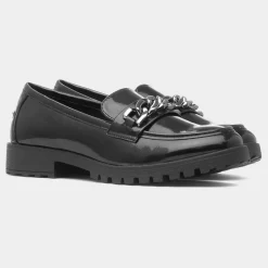 Ruby Womens Black Patent Loafer*Cushion Walk Online