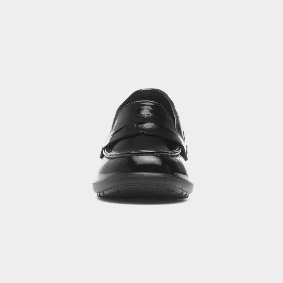 Sally Womens Black Patent Wedge Shoe*Cushion Walk Fashion