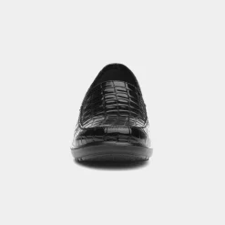 Seoul Womens Black Patent Wedge Shoe*Cushion Walk Online