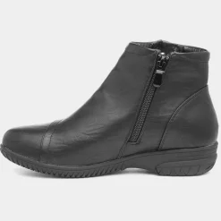 Stacey Womens Black Ankle Boots*Cushion Walk Online