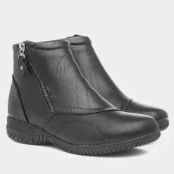 Stacey Womens Black Ankle Boots*Cushion Walk Online