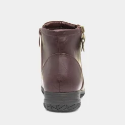 Stacey Womens Dark Red Ankle Boot*Cushion Walk Outlet