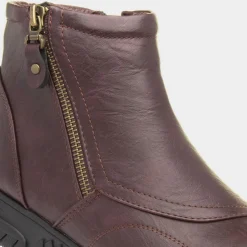 Stacey Womens Dark Red Ankle Boot*Cushion Walk Outlet