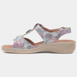 Star Womens Multi Wedge Sandal*Cushion Walk Hot