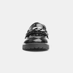 Tokyo Womens Black Shiny Loafer*Cushion Walk Discount