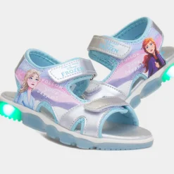 Kids Metallic Light Up Sandals*Disney Frozen New
