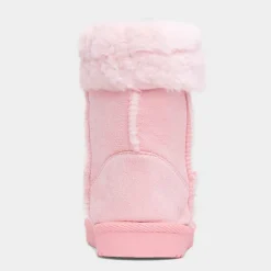 Kids Pink Faux Fur Ankle Boot*Disney Frozen New