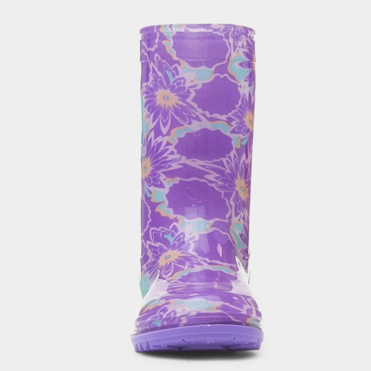 Kids Purple PVC Welly*Disney Frozen Fashion