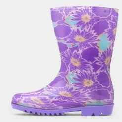 Kids Purple PVC Welly*Disney Frozen Fashion