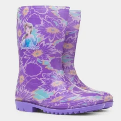 Kids Purple PVC Welly*Disney Frozen Fashion