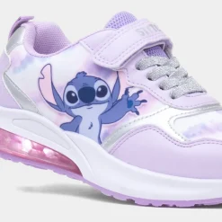 Soreen Kids Lilac Light Up Trainer*Disney Stitch Discount
