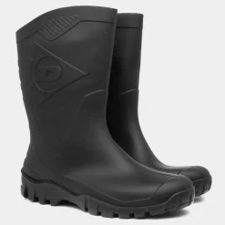 Dee Adults Black Calf Welly K500 011*Dunlop New