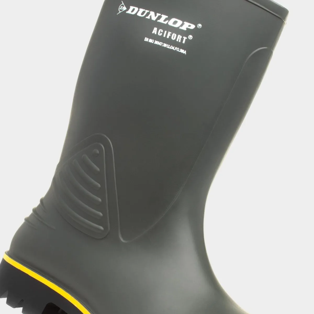 Mens Green Heavy Duty Calf Welly B440631*Dunlop Hot